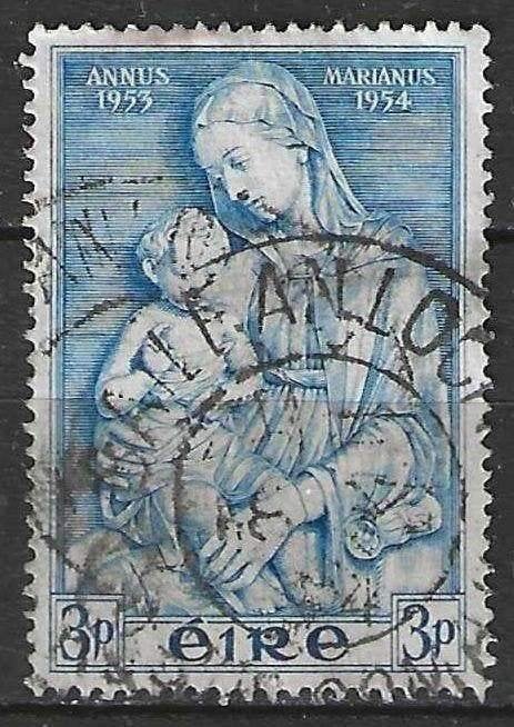 Irlande 1954 - Yvert 122 - Année Marie (ST), Envoi, Affranchi
