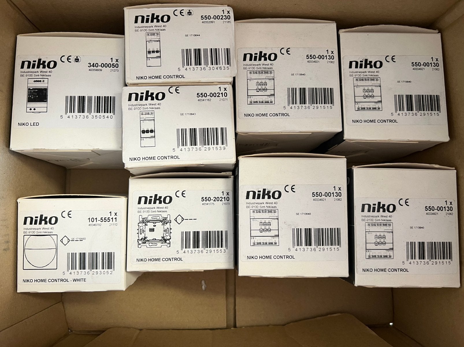 Lot de composants domotiques Niko, Enlèvement, Comme neuf