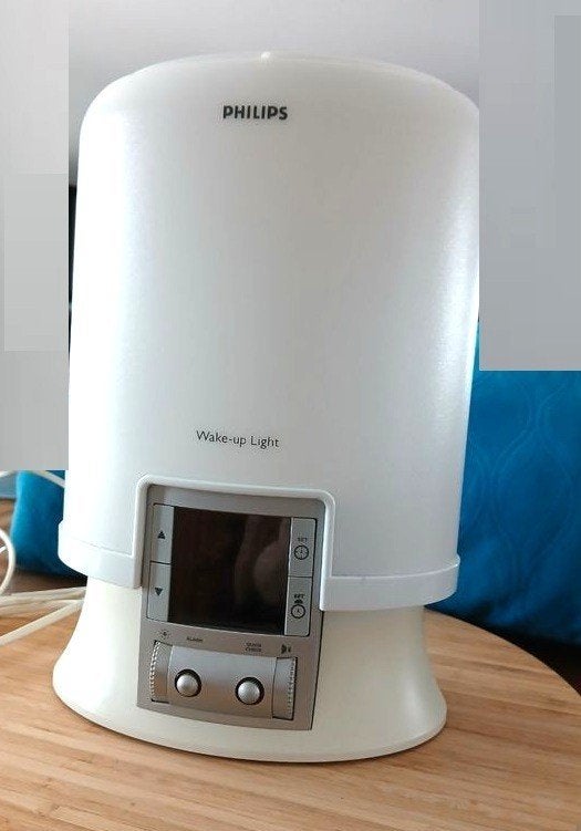 Lampe Philips Wake-up Light - Réglage l’intensité  de Lampe, Enlèvement ou Envoi, Lampe de chevet, Philips