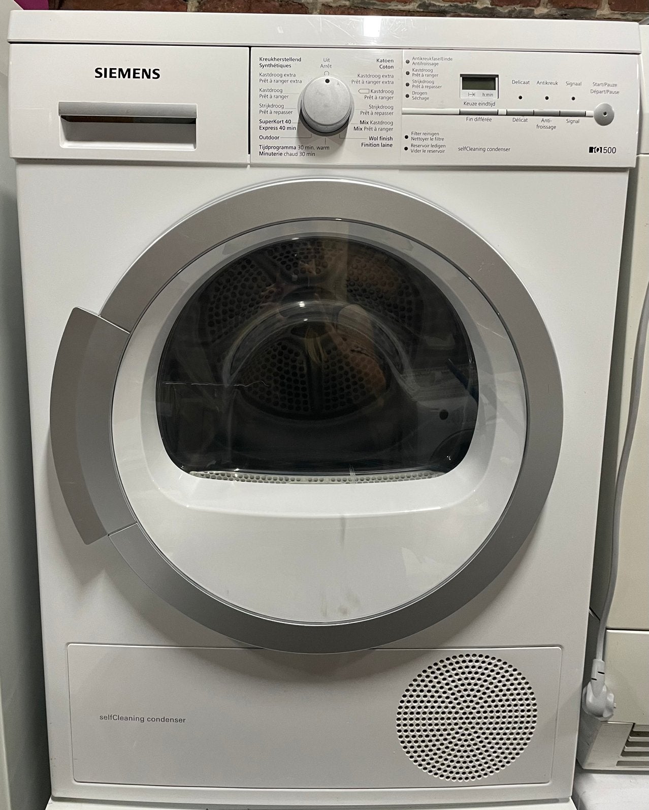 Super mooie SIEMENS droogtrommel, Elektronische apparatuur, Droogkasten, Ophalen, Gebruikt, Anti-kreukfase, 8 tot 10 kg