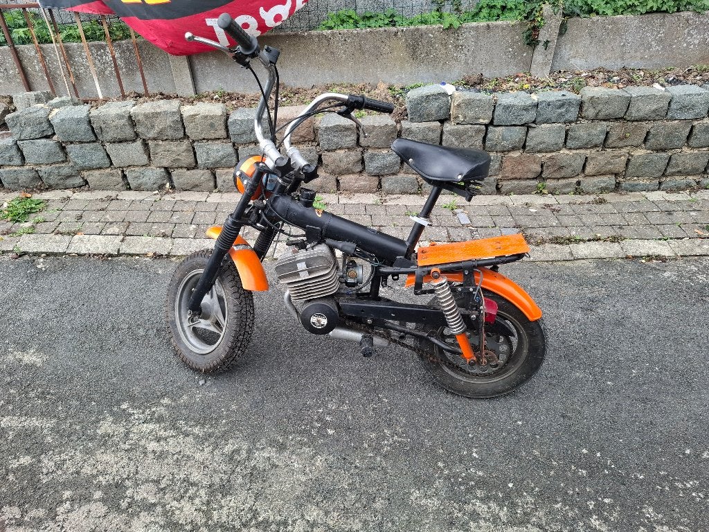 Petite Moto vintage 1970, Frein sur jante, Morini, 49 cm³, Enlèvement