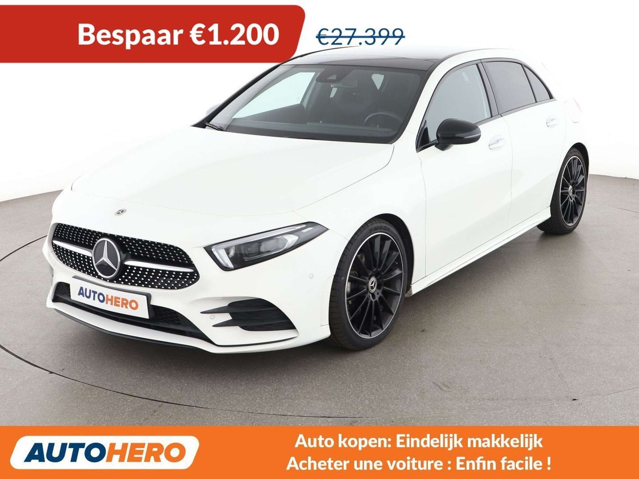 Mercedes-Benz A-Klasse 200 A 200 (bj 2021, automaat), Gebruikt, Overige brandstoffen, 120 kW, Parkeerassistent