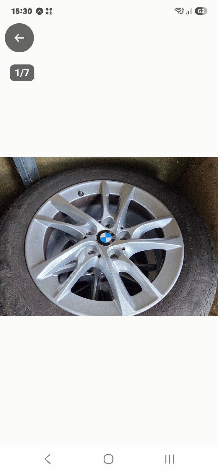 roues hiver BMW serie 2, Pneus et Jantes, Pneus hiver, 16 pouces, Véhicule de tourisme