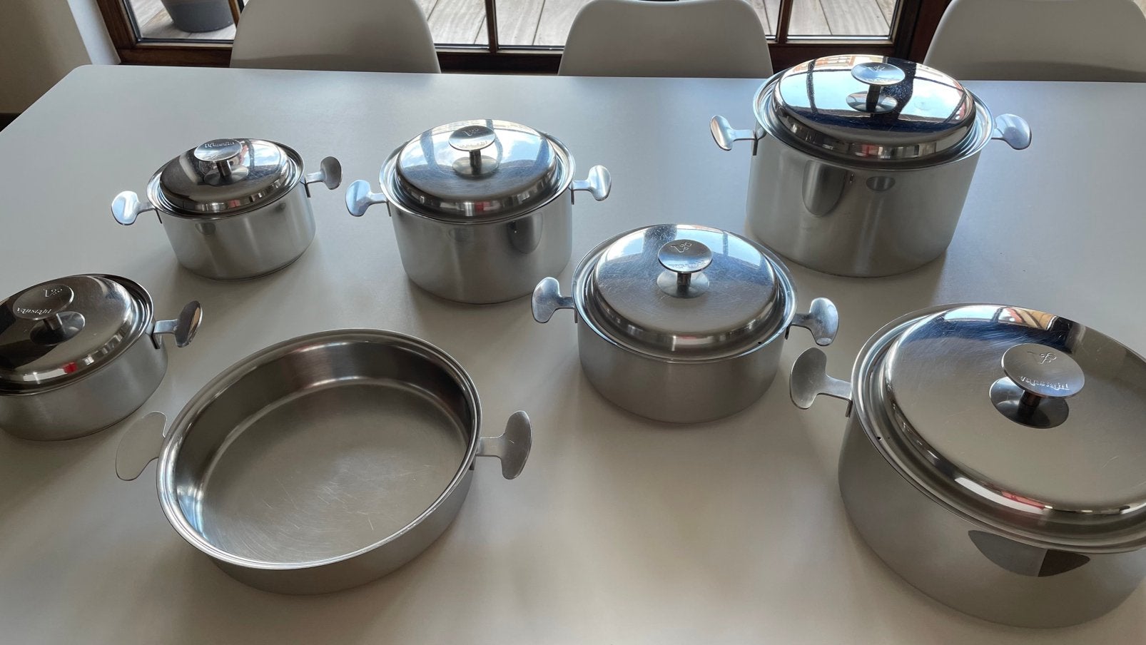 Kookpotten set 7 delig, Huis en Inrichting, Ophalen, Zo goed als nieuw