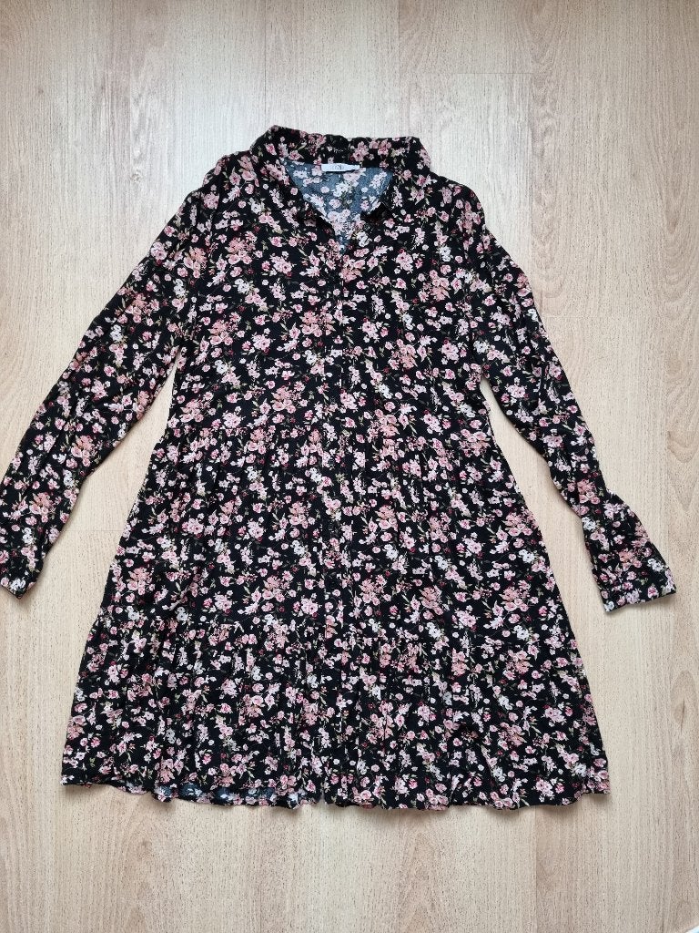 Robe fleurie - taille XL, Vêtements | Femmes, Taille 46/48 (XL) ou plus grande, Enlèvement ou Envoi, Au-dessus du genou, Comme neuf