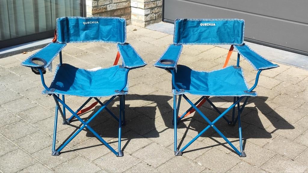 Kampeer stoelen Queshua 2 stuks, Caravans en Kamperen, Kampeermeubelen, Ophalen