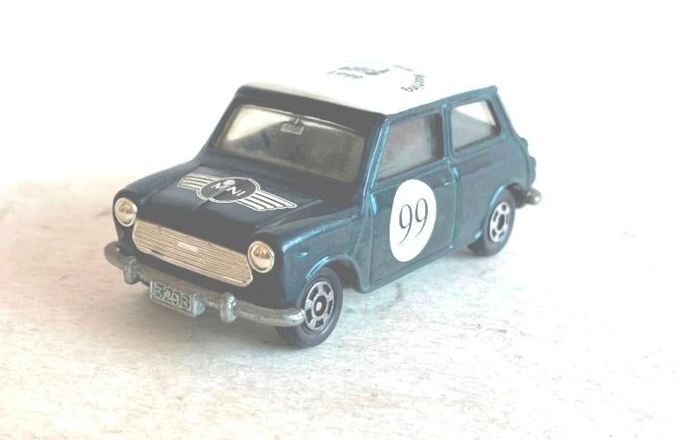 Mini Cooper Tomica groen-wit IMM 1999., Ophalen of Verzenden, Zo goed als nieuw, Auto, Overige merken