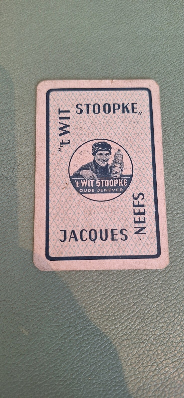 Carte à jouer 't Wit Stoopke, J. Neefs_Antwerpen_13, Collections, Enlèvement ou Envoi, Utilisé, Carte(s) à jouer