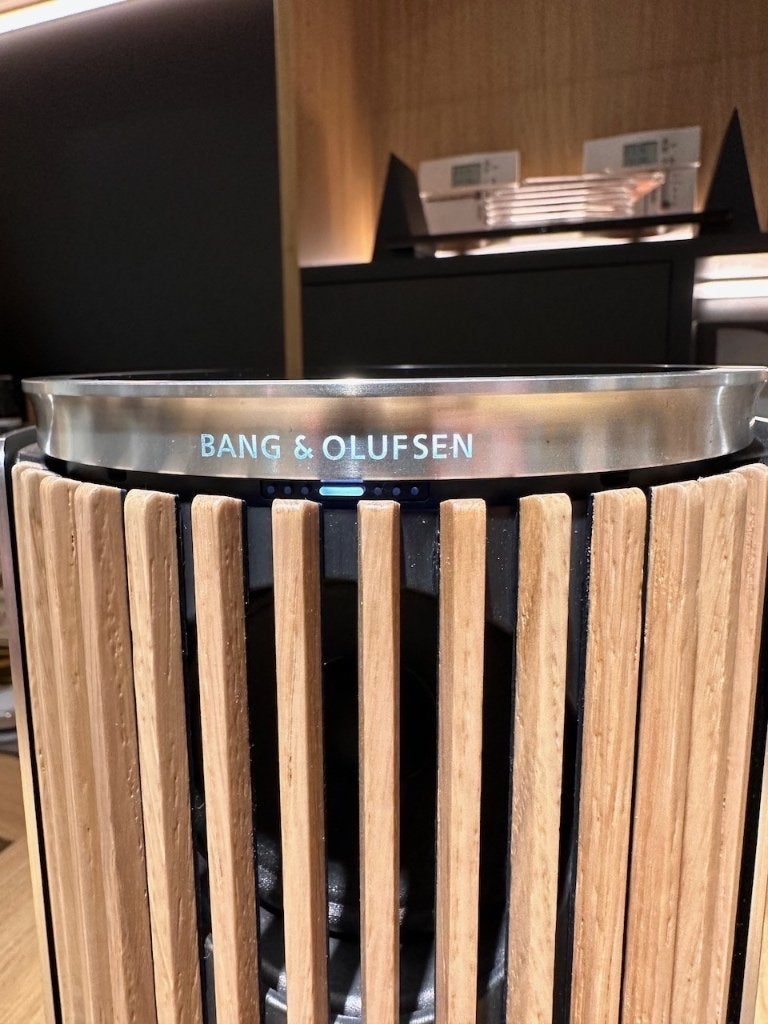Bang & Olufsen Beolab 8 Alu met Oak of Light Oak covers B&o, Stereo speakers, Info@bang-olufsen.dk, Zo goed als nieuw, Bang & Olufsen