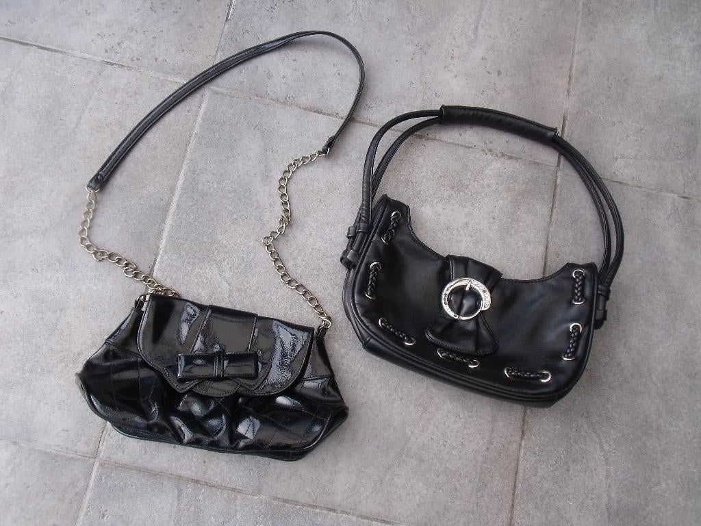 petits sacs de soirée noirs 25/27 cm X 15 hauteur, Ophalen, Zo goed als nieuw, Zwart, Avondtasje