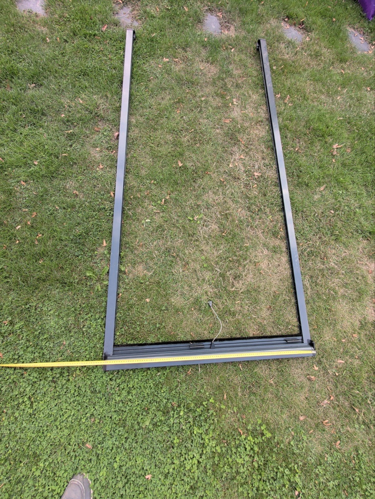 Moustiquaire enroulable en aluminium gris anthracite, Bricolage & Construction, 160 cm ou plus, Comme neuf, Fenêtre de façade ou Vitre