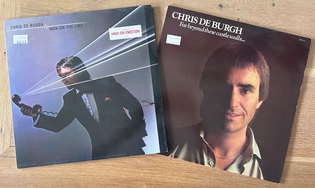 CHRIS DE BURGH - Man on the line & Far beyond castle (2 LPs), CD & DVD, Vinyles | Pop, Comme neuf, 12 pouces, Envoi
