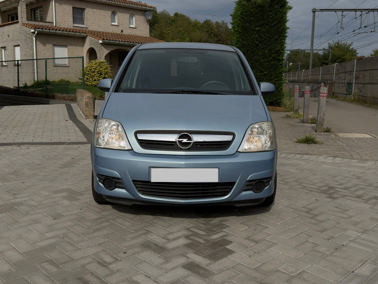 Opel meriva 1.6 benzien airco eerste eigenaar gekeurd vvk, Autos, Achat, Noir, 5 portes, 5 places