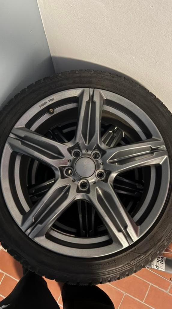 Te koop: set velgen/wielen 215/45 R17, steekmaat 5x100, Auto-onderdelen, Banden en Velgen, Ophalen of Verzenden, Winterbanden