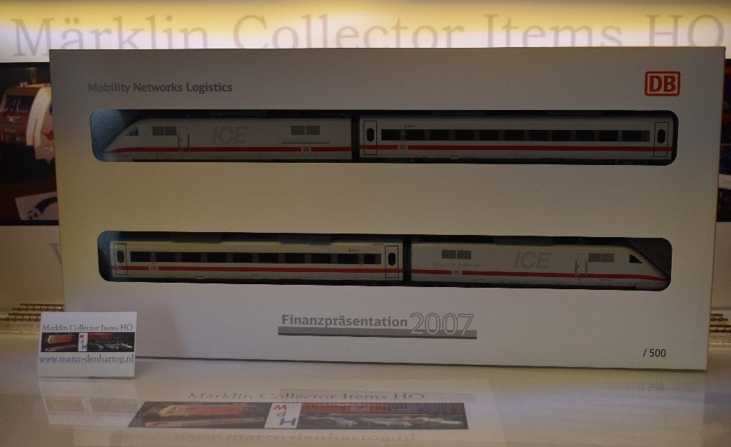 Märklin 39712 ICE 1 DB Finanzpräsentation 2007, Neuf, Enlèvement ou Envoi, Courant alternatif, Set de Trains