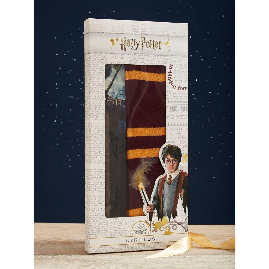 Cyrillus Harry Potter Set de baguette magique écharpe NEUF, Collections, Harry Potter, Enlèvement ou Envoi, Neuf, Ustensile
