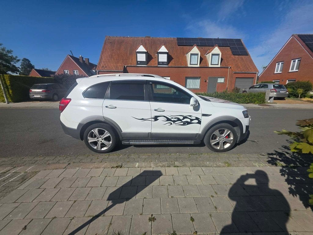 Chevrolet captiva, Auto's, Chevrolet, Euro 5, Zwart, Leder, Diesel