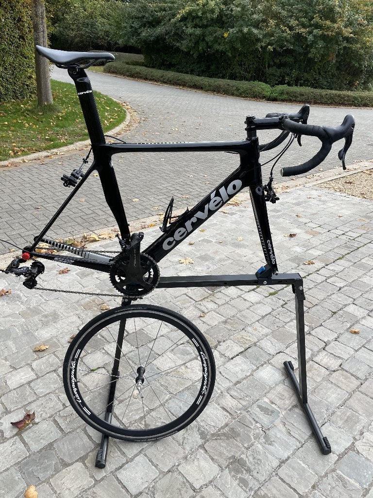 Cervélo S2-Campa Record 2x12 speed-size 56 - sans roues, Enlèvement, Utilisé, Carbone