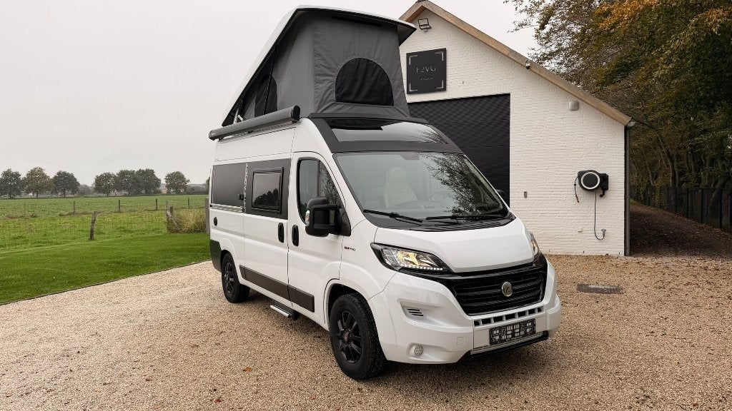 Dreamer D43 – Hefdak – 4 slaapplaatsen – Compacte buscamper, Caravans en Kamperen, Buscamper of Camperbus, Ringverwarming, Fiat