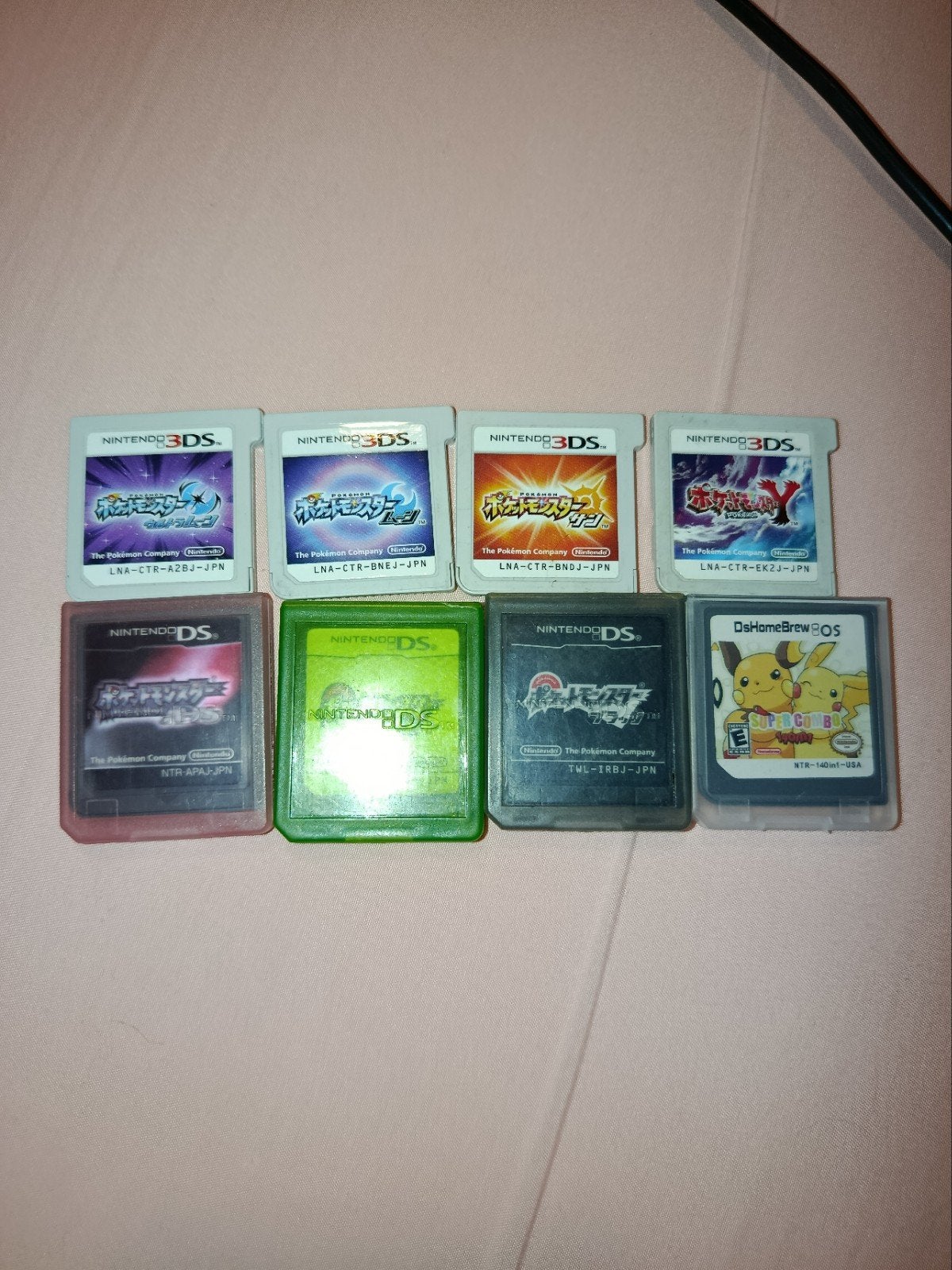 7 Japanese Pokémon games voor Nintendo ds en Nintendo 3Ds, Games en Spelcomputers, Ophalen of Verzenden, Zo goed als nieuw