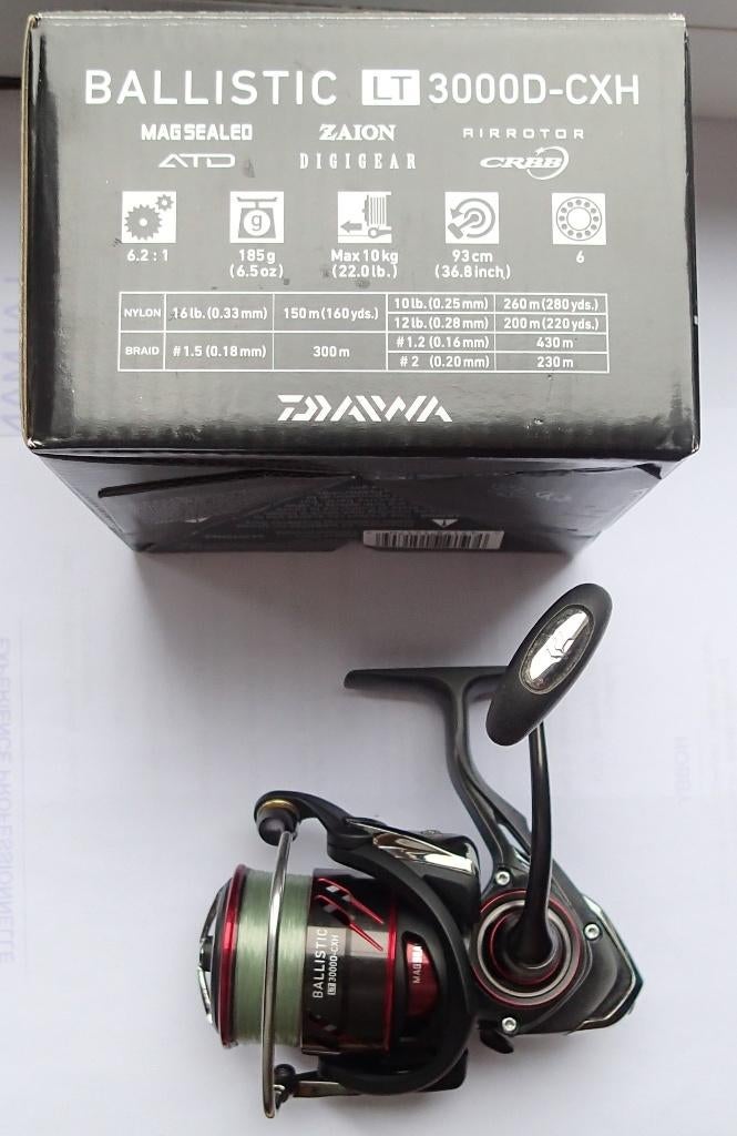 DAIWA BALLISTIC 3000D-CXH, Ophalen of Verzenden, Zo goed als nieuw, Molen