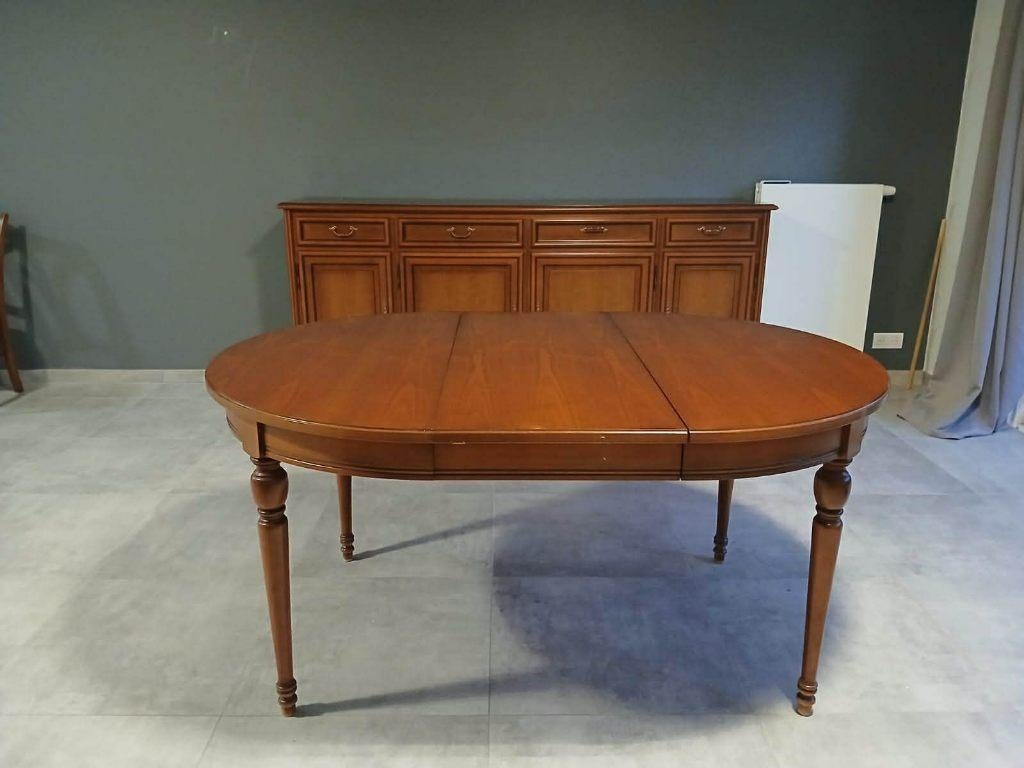 Table et meuble vitrine en acajou, Maison & Meubles, Mobilier complet, Enlèvement