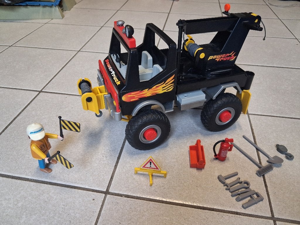 Playmobil set 3994 - Racing Power truck, Autres séries, Utilisé, Véhicule, Kit complet