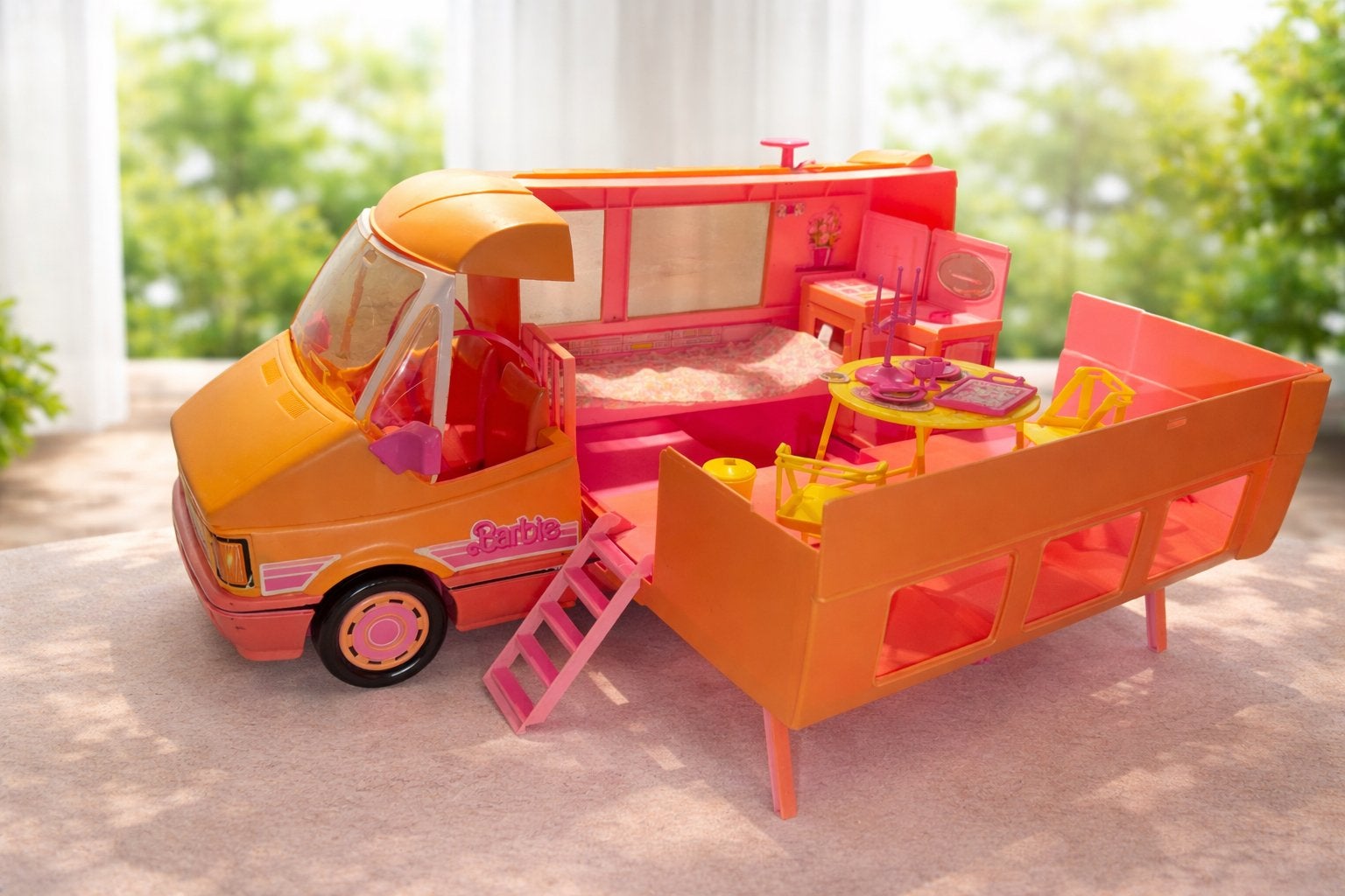 Camping-car Barbie Magical Vintage 1988, Enlèvement ou Envoi, Utilisé, Maison de poupées