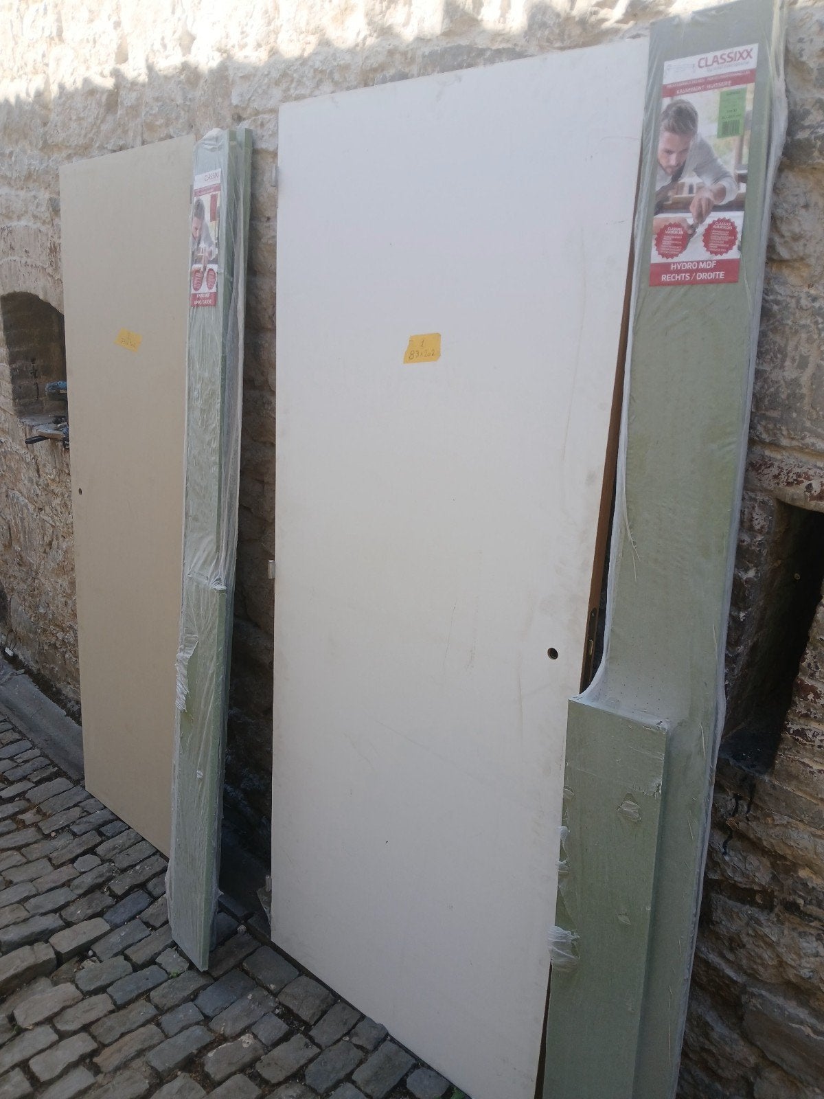 2x portes à peindre Classixx – âme tubulaire, Bricolage & Construction, Enlèvement, Comme neuf