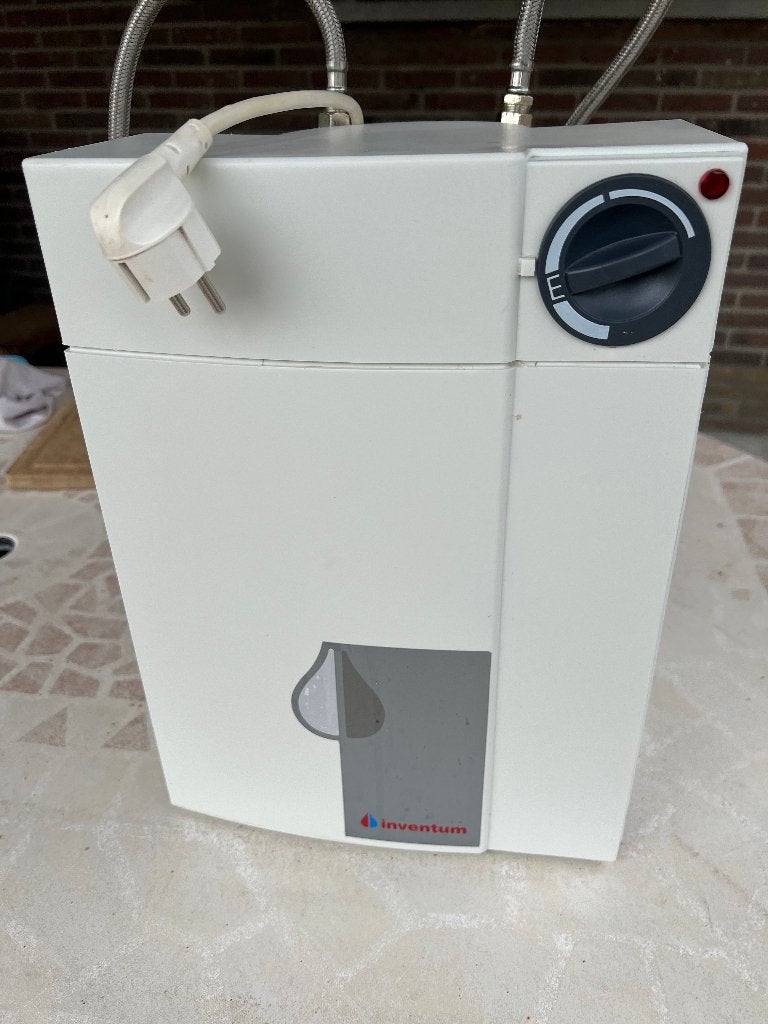 inventum electrische boiler  10 liter, Doe-het-zelf en Bouw, Chauffageketels en Boilers, Ophalen, Gebruikt, Boiler, Minder dan 3 jaar oud