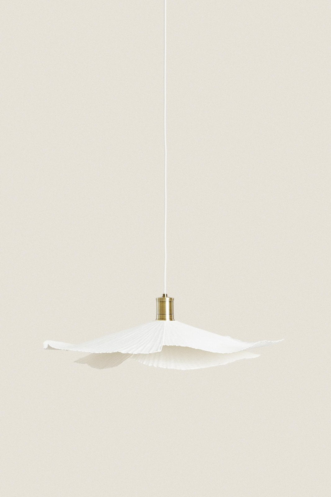 Lampe suspendue écrue Zara home, Enlèvement, Comme neuf