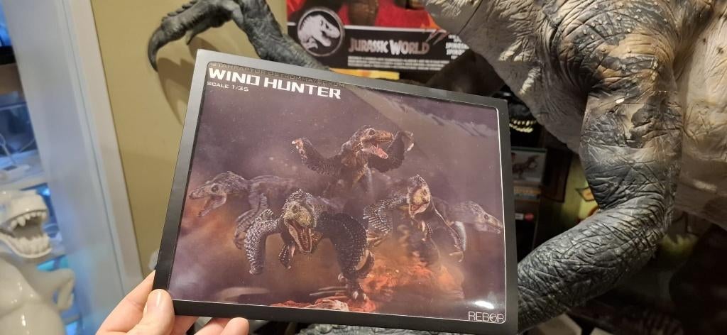 Rebor wind hunter 3D kaart, Verzamelen, Ophalen, Zo goed als nieuw, Dier, Foto