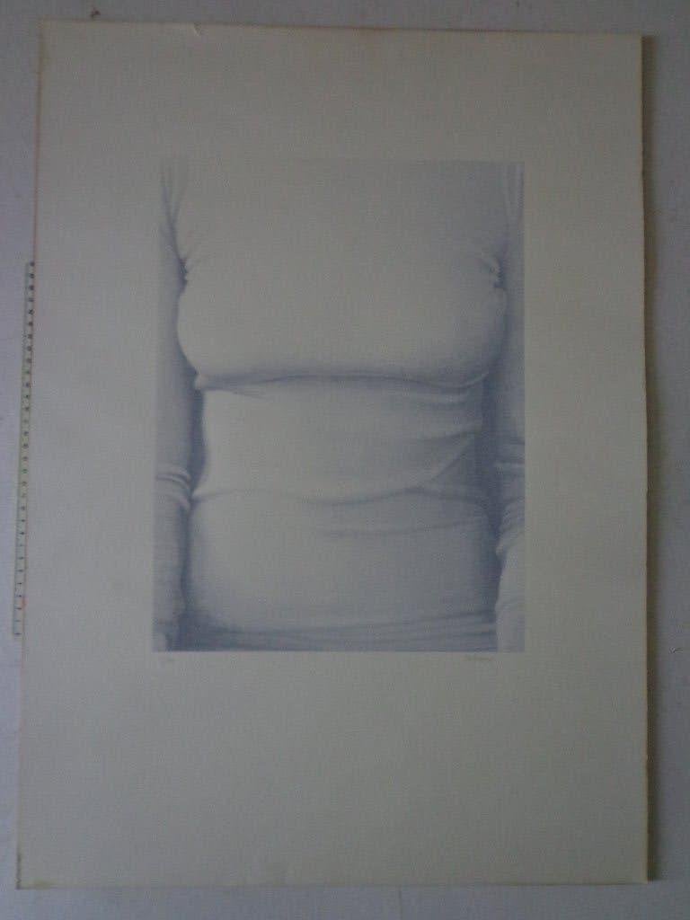 Erotische litho Roger Wittevrongel "Spannende damesblouse", Antiquités & Art, Numéroté, Enlèvement ou Envoi, Portraits et figures