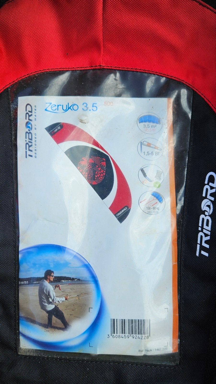 kite voor op land. goede staat, Sport en Fitness, Vliegeren, Ophalen