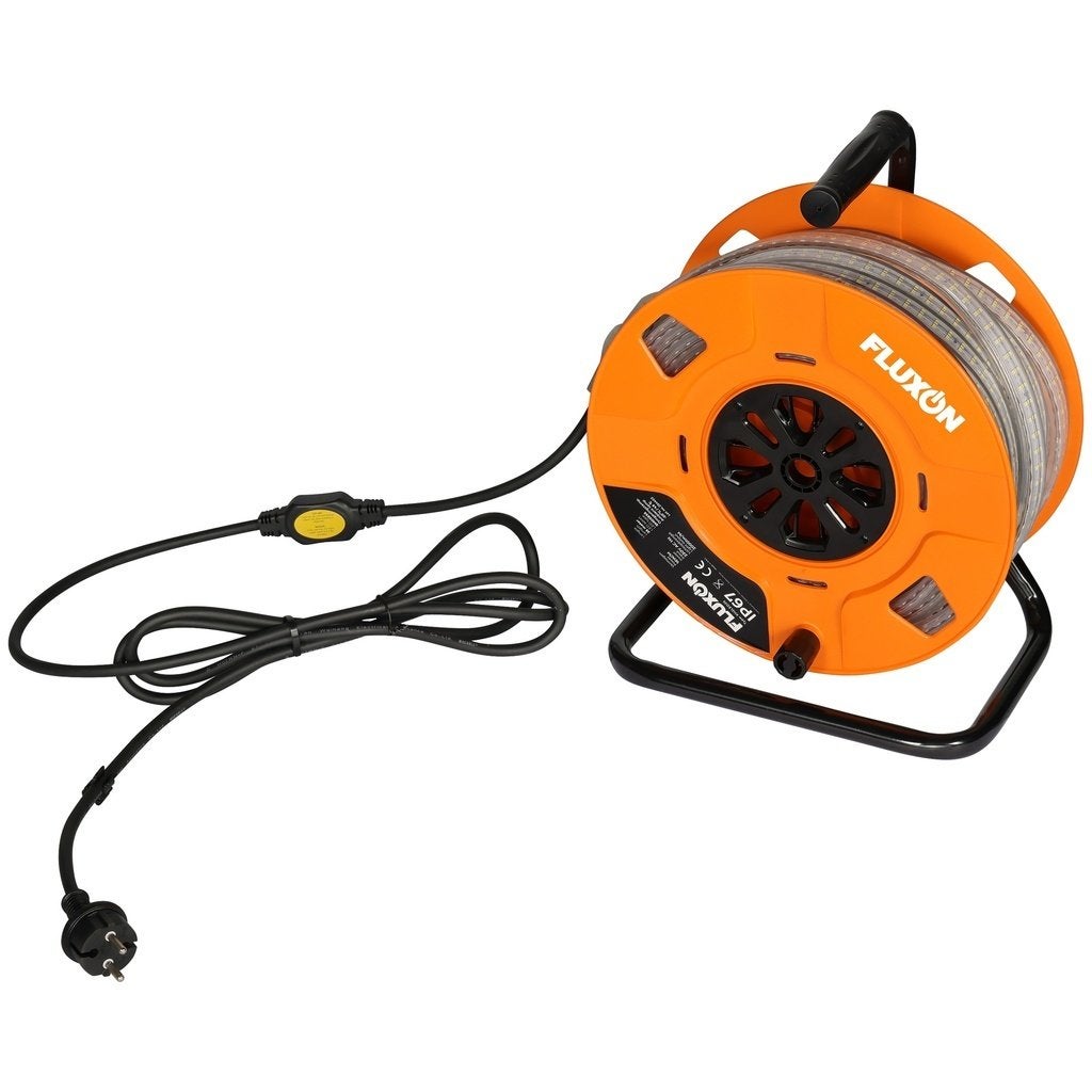 Fluxon LED lichtslang op haspel 25 meter, Verzenden