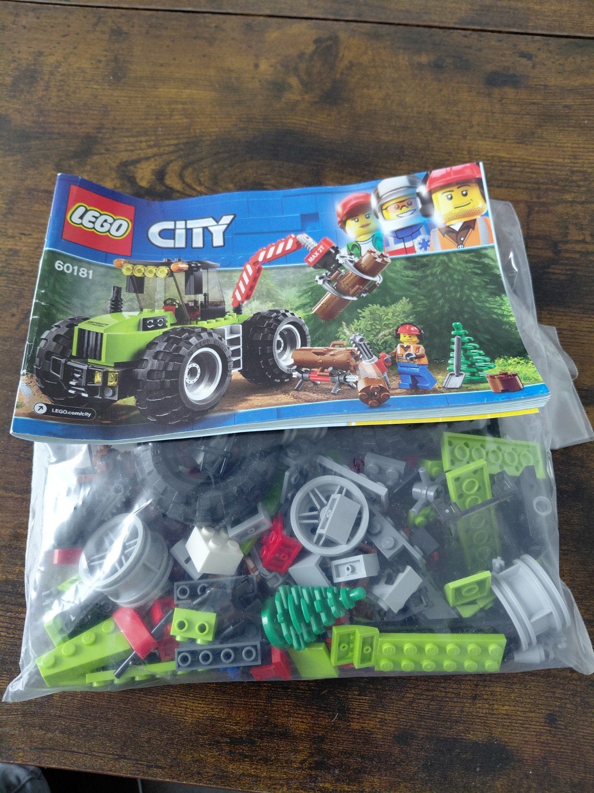 Tractor Lego City, Kinderen en Baby's, Ophalen of Verzenden, Zo goed als nieuw, Lego, City