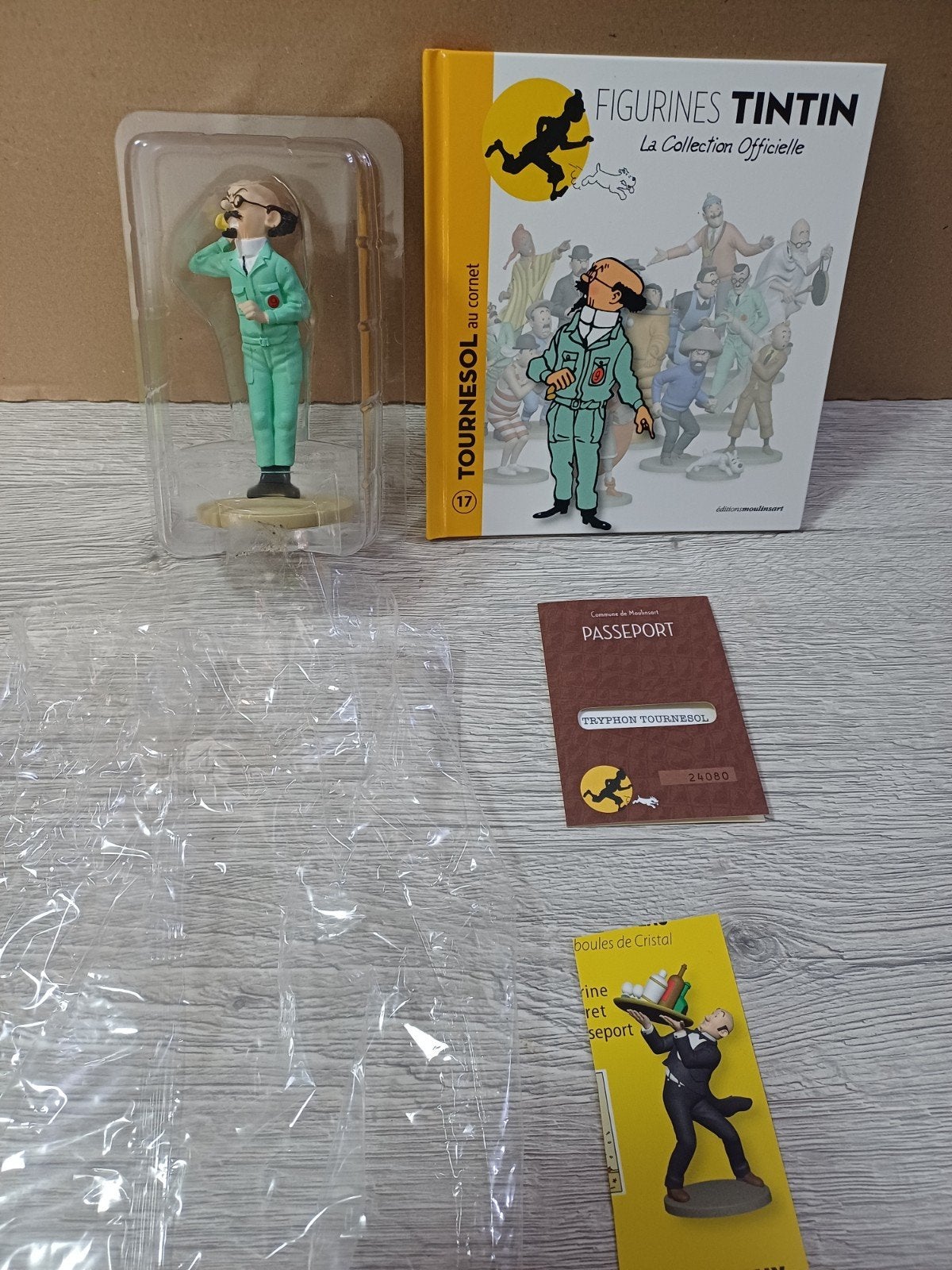 Figurine Tournesol 17 Tintin Tryphon, Enlèvement ou Envoi, Tintin, Comme neuf, Statue ou Figurine