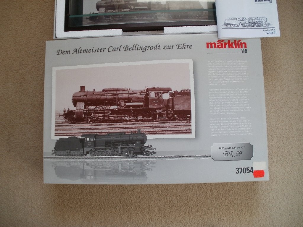 Märklin 37054 H0 Stoomlocomotief 'BR 59 MFX+sound+ovp., Courant alternatif, Comme neuf, Enlèvement, Locomotive
