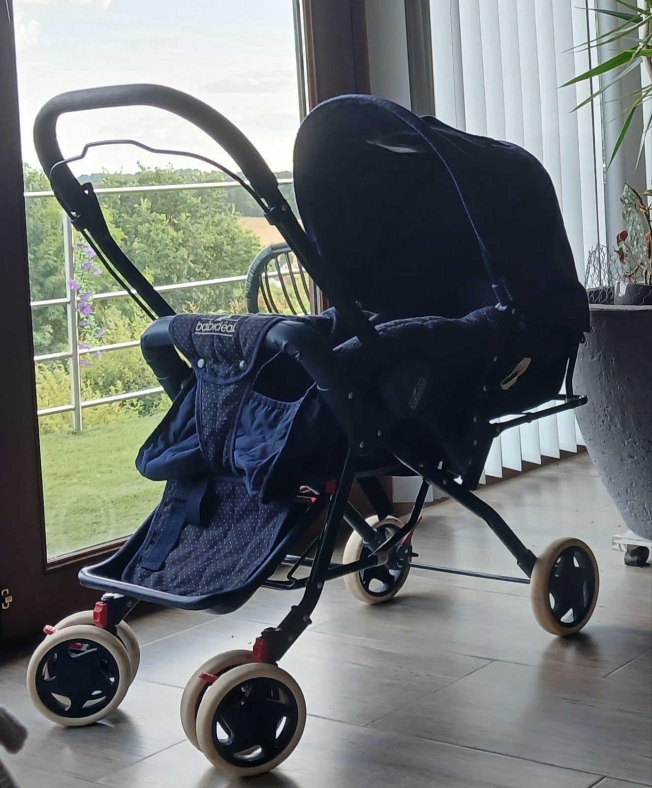 Poussette buggy BABIDEAL complète pliable, Enlèvement
