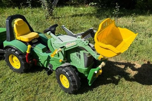 Rolly Toys Xtrac Premium John Deere kindertractor + lier, Ophalen, Gebruikt