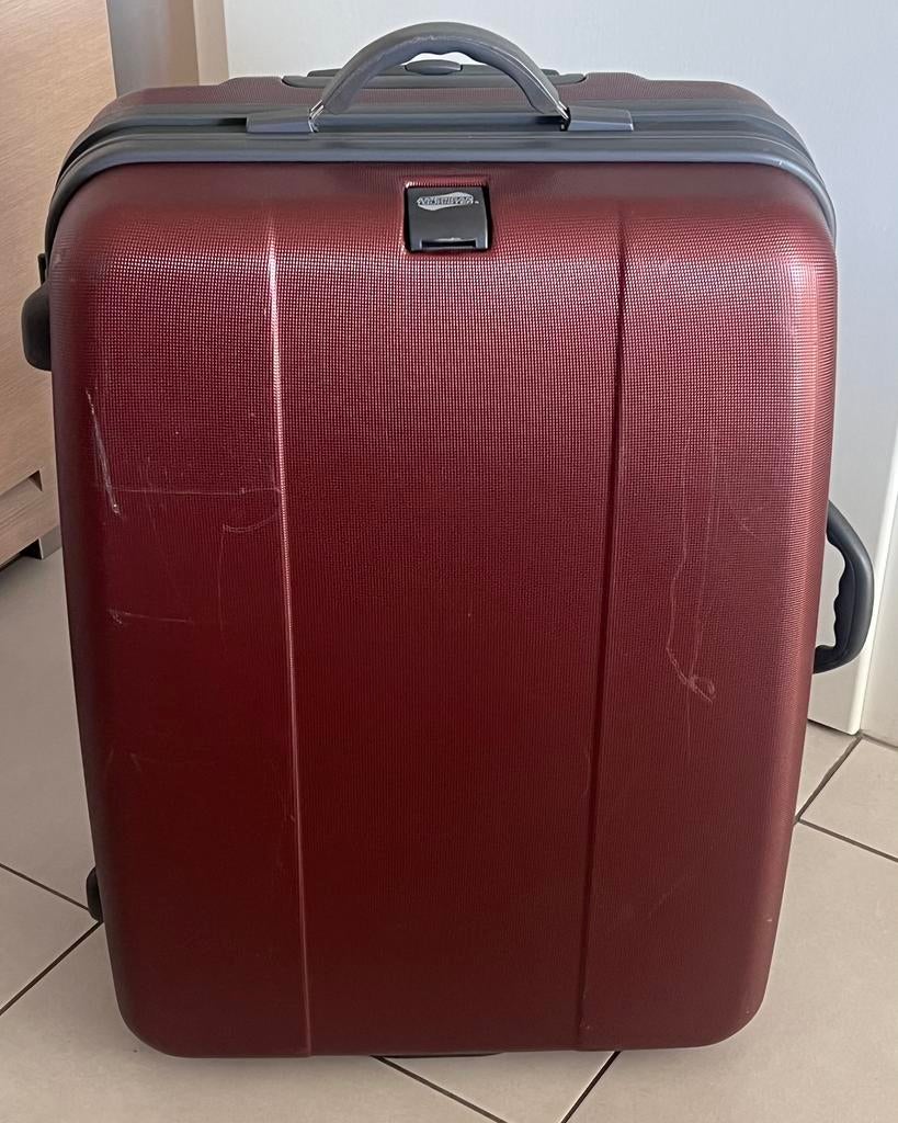 Harde koffer van American Tourister, Handtassen en Accessoires, Ophalen, Gebruikt, Overige materialen, Wieltjes