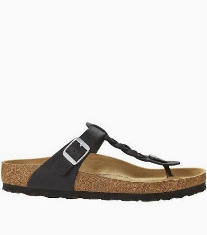 Birkenstock nieuw Gizeh gevlochten zwart leder maat 38, Slippers, Zwart, Nieuw, Ophalen of Verzenden