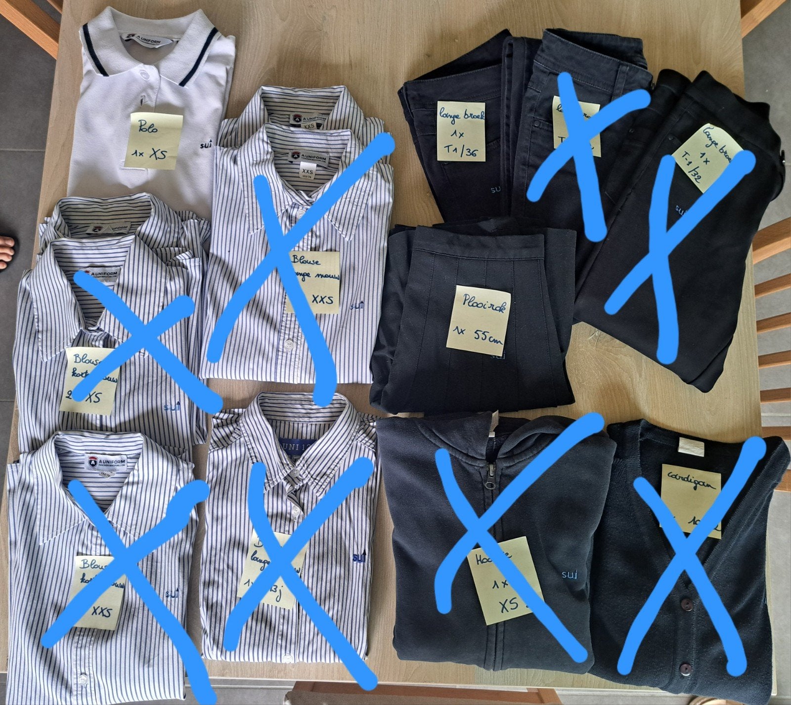 Uniformkledij SUI, Ophalen, Gedragen, Maat 34 (XS) of kleiner