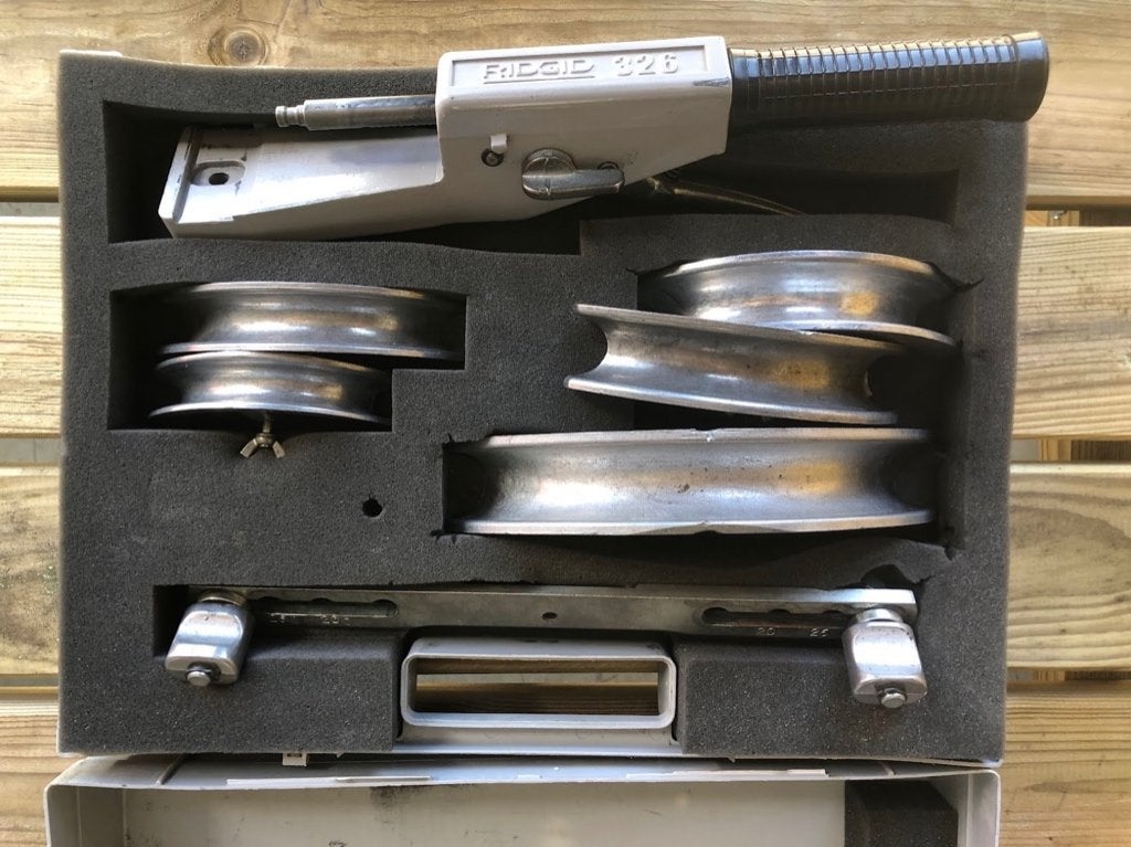 Ridgid plooitang 326, Enlèvement, Comme neuf, Autres types, Ridgid