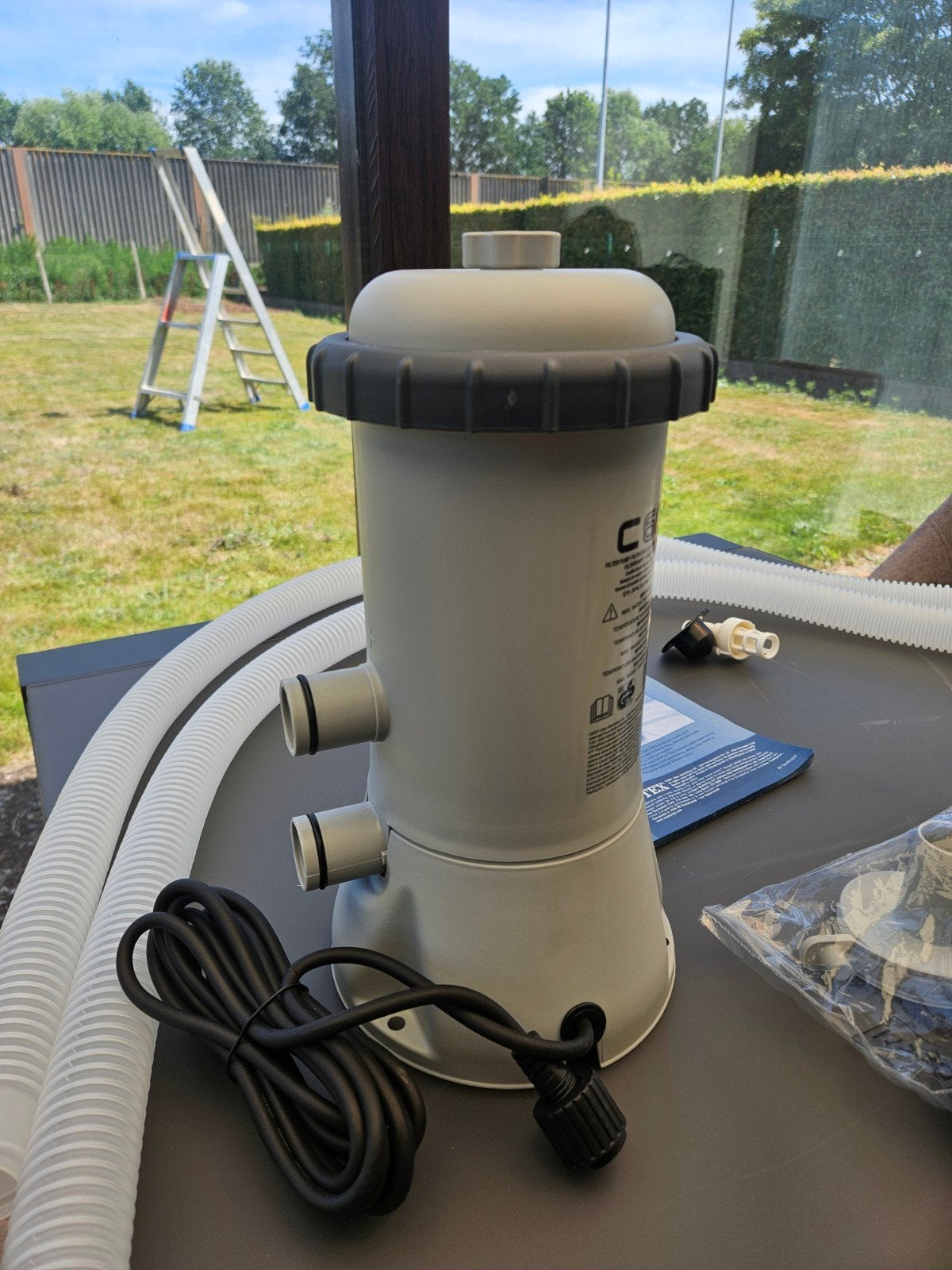 Intex Krystal Clear C600 filterpomp – als nieuw, Enlèvement, Neuf, Filtre