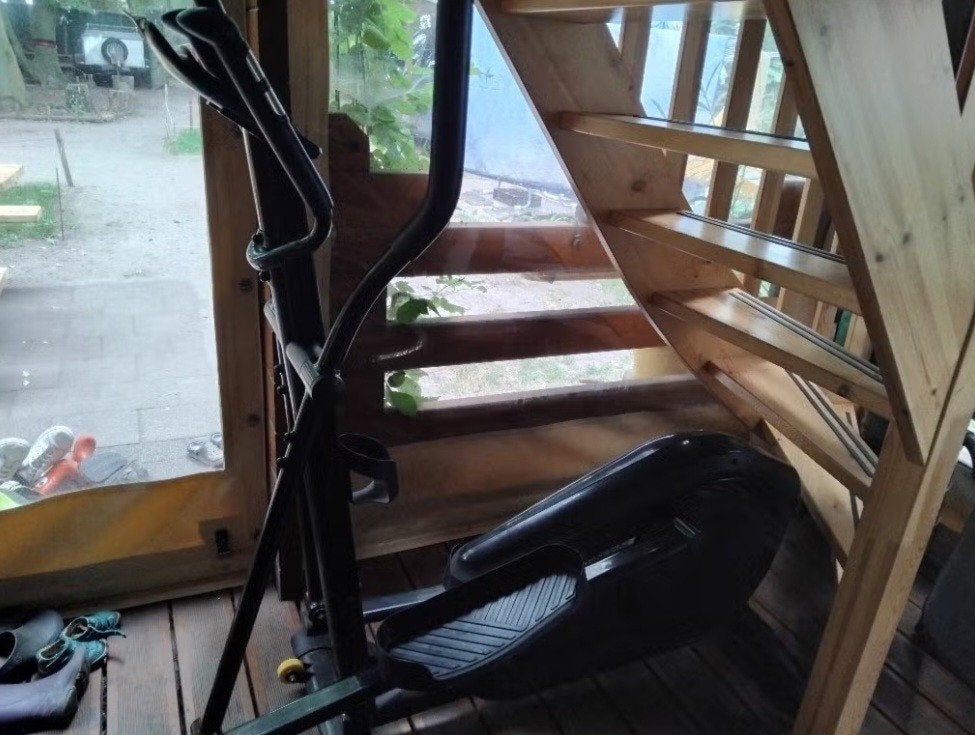 Crosstrainer Domyos 520., Sport en Fitness, Fitnessapparatuur, Ophalen, Overige materialen, Armen, Zo goed als nieuw