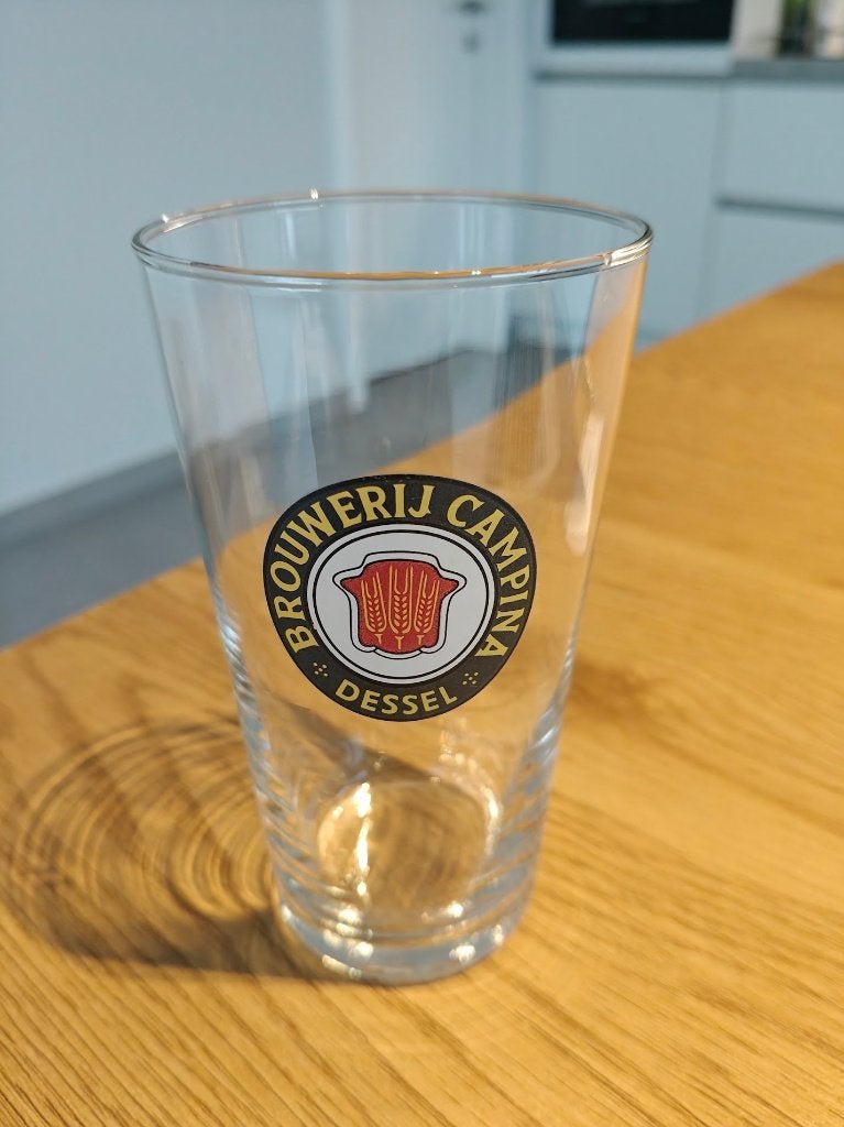 brouwerij campina, Verzamelen, Biermerken, Ophalen of Verzenden, Zo goed als nieuw, Glas of Glazen, Overige merken