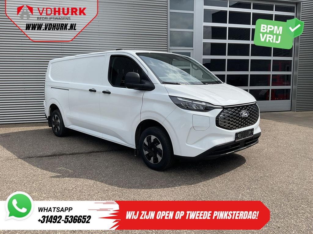 Ford E-Transit Custom L2 330 km WLTP LED/ Standkachel/ Stoel, Autos, Camionnettes & Utilitaires, Entreprise, ABS, Verrouillage central