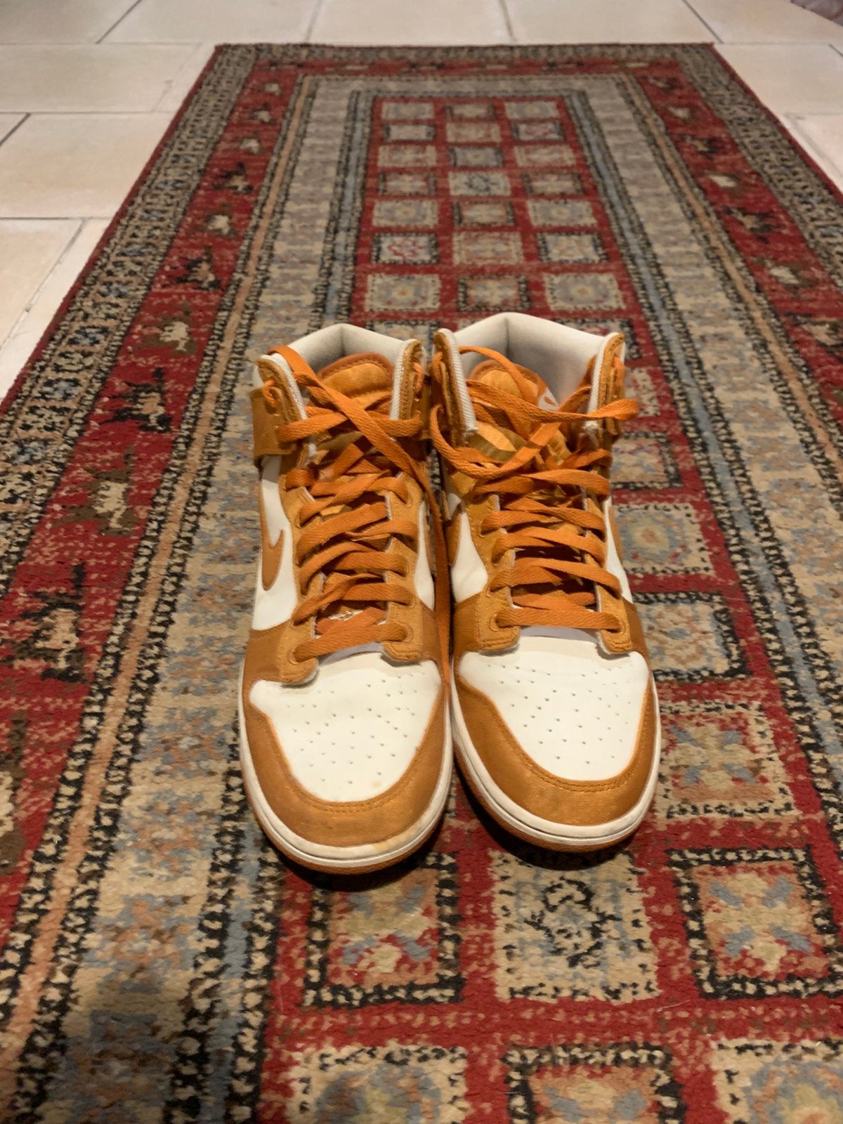 Dunk low orange , pointure 43, Kleding | Heren, Ophalen, Zo goed als nieuw