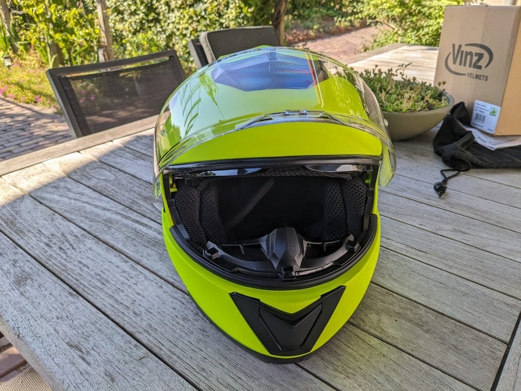 Nieuwe Vinz systeemhelm maat 59-60, valt uit als maat 58, Motoren, Systeemhelm, Dames, Ophalen of Verzenden, L